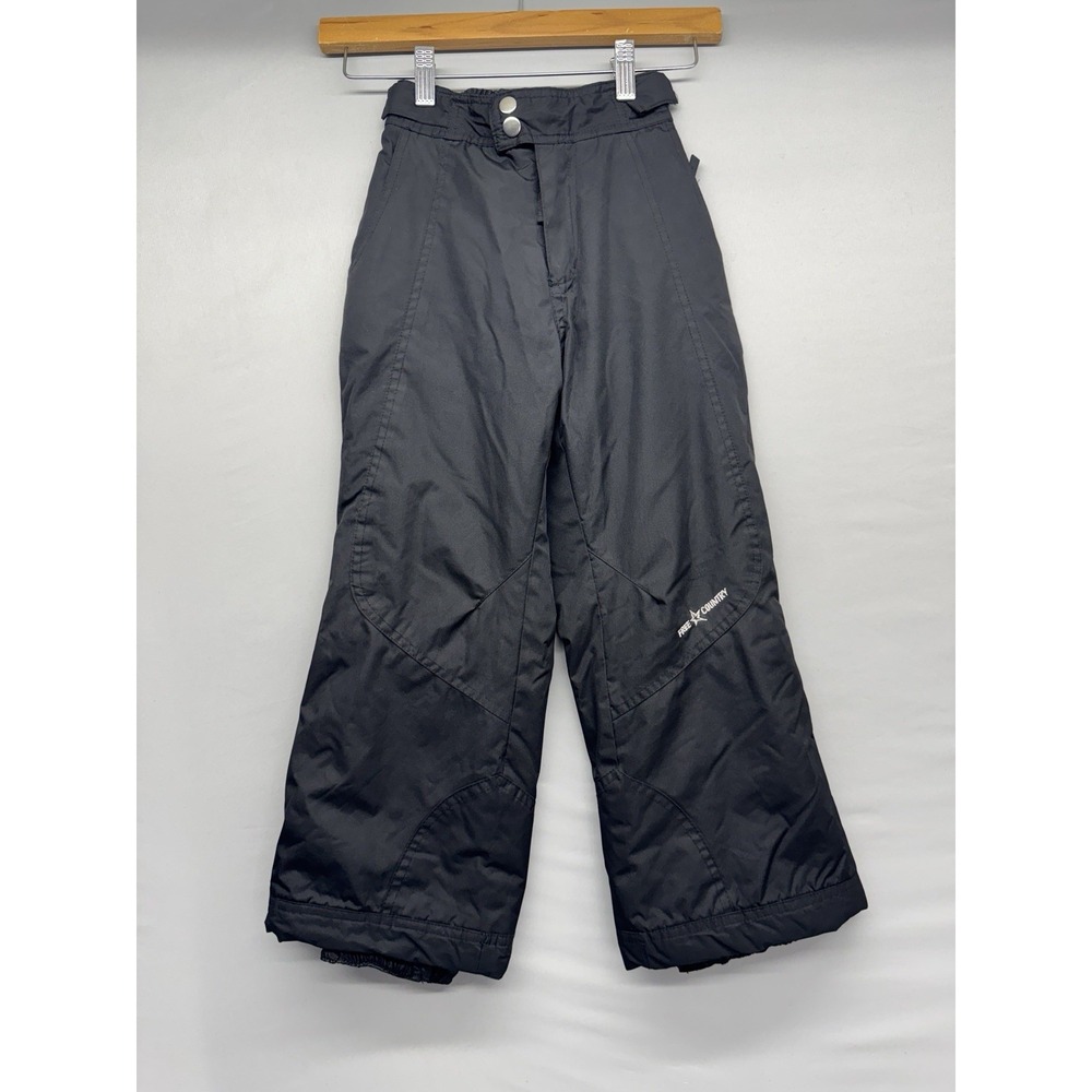 Free Country Unisex Kids Water Resistant Snow Pant Black Size S (5/6)